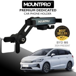 MOUNTPRO™ Premium Dedicated Infotainment Screen Car Phone Holder BYD M6 (2024-2026) MOUNTPRO™ Premium Dedicated Infotainment Screen Car Phone Holder BYD M6 (2024-2026)