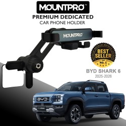 MOUNTPRO™ Premium Dedicated Infotainment Screen Car Phone Holder BYD SHARK 6 (2025-2026) MOUNTPRO™ Premium Dedicated Infotainment Screen Car Phone Holder BYD SHARK 6 (2025-2026)