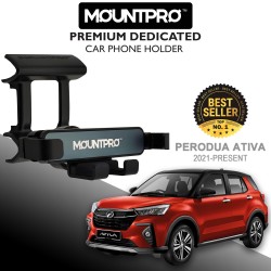 MOUNTPRO™ Premium Dedicated Car Phone Holder Perodua Ativa (2021-2026) MOUNTPRO™ Premium Dedicated Car Phone Holder Perodua Ativa (2021-2026)
