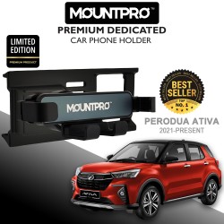 MOUNTPRO™ Limited Edition Premium Dedicated Car Phone Holder Perodua Ativa (2021-2026) MOUNTPRO™ Limited Edition Premium Dedicated Car Phone Holder Perodua Ativa (2021-2026)