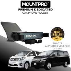MOUNTPRO™ Premium Dedicated Car Phone Holder Toyota Alphard / Vellfire (2011-2014) MOUNTPRO™ Premium Dedicated Car Phone Holder Toyota Alphard / Vellfire (2011-2014)