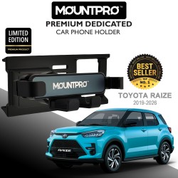 MOUNTPRO™ Limited Edition Premium Dedicated Car Phone Holder Toyota Raize (2019-2026) MOUNTPRO™ Limited Edition Premium Dedicated Car Phone Holder Toyota Raize (2019-2026)